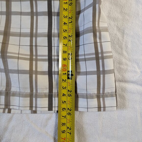 NEVADA MEN'S BUTTON UP FRONT SHORT SLEEVE SHIRT COLLAR NECK SIZE MEDIUM CASUAL - Picture 14 of 16